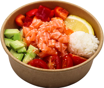 Боул лосось / креветка / тунець