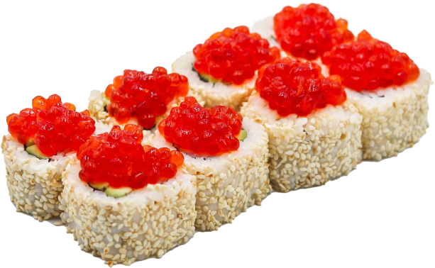 З червоною ікрою